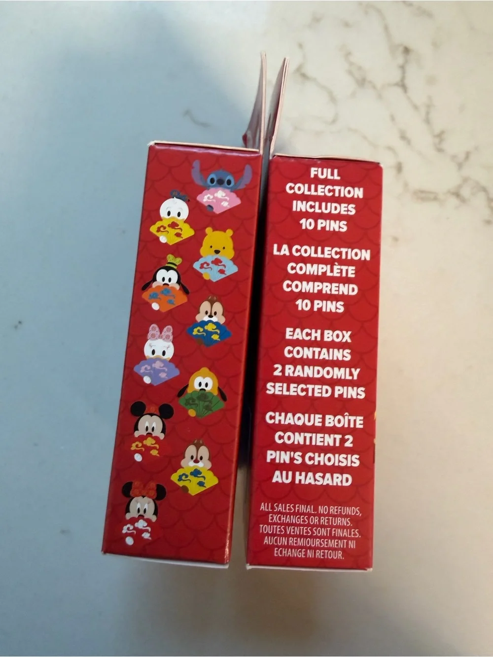 Disney Mystery Pin Blind Box - character folding fans - Picture 2 of 2